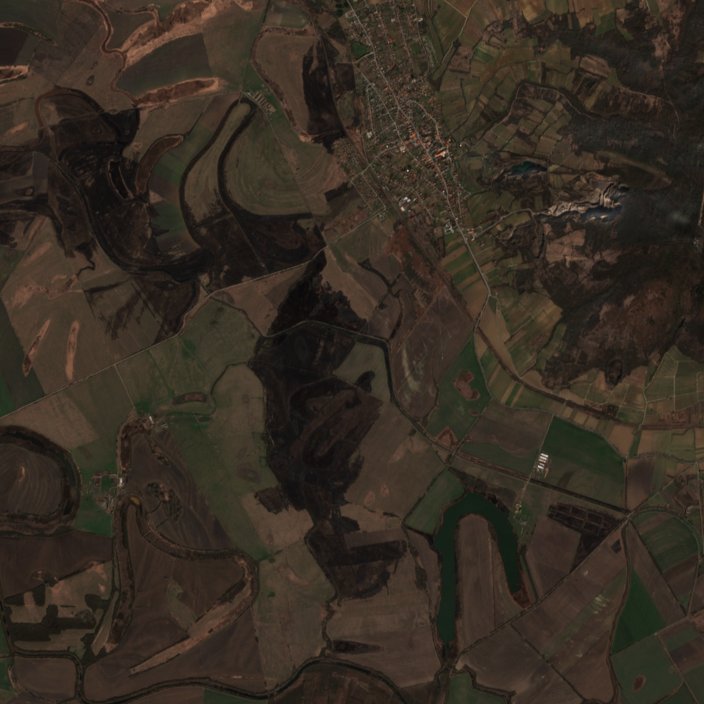 The area after the fire, March 14, 2026