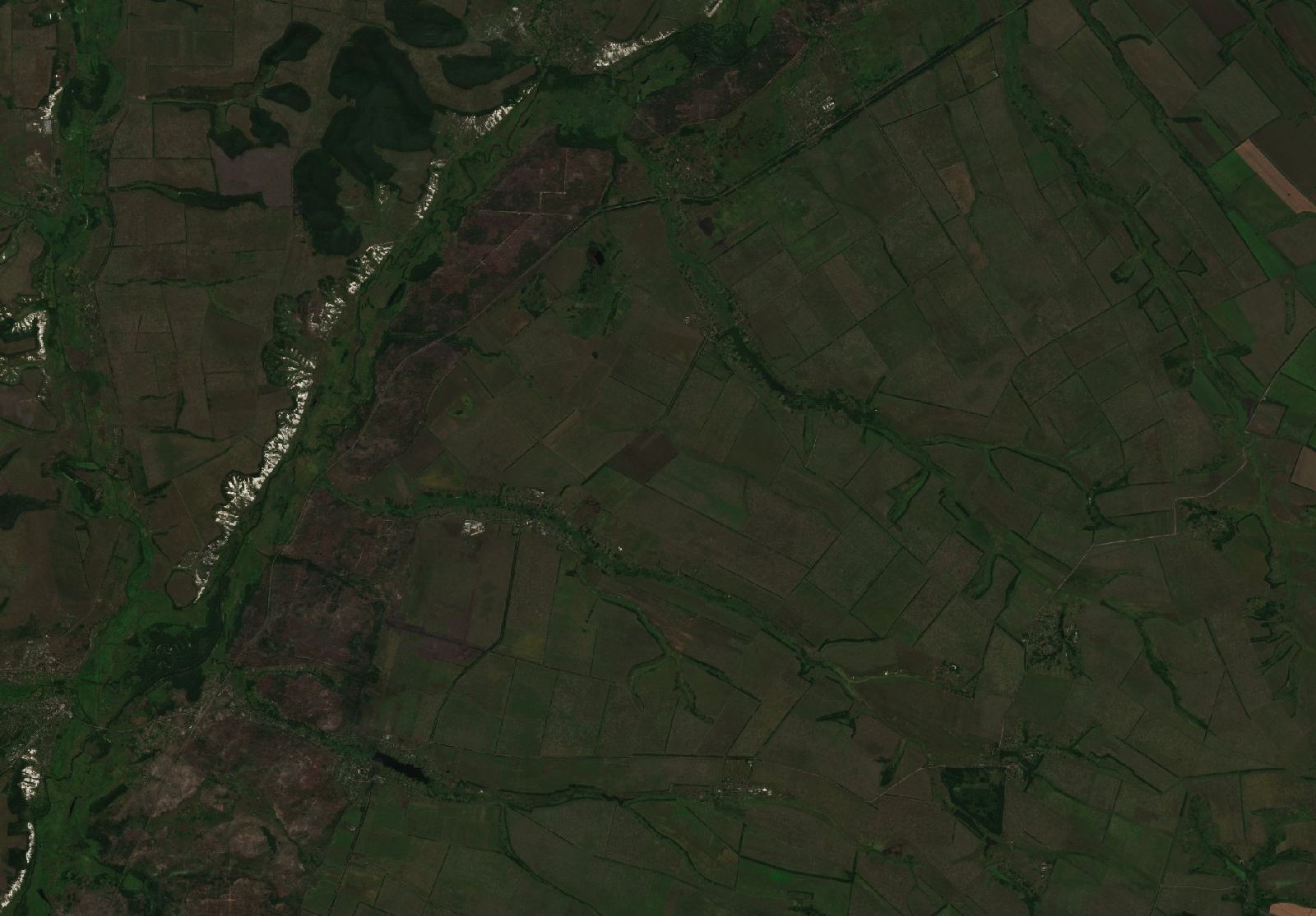 The area before the fire, August 7, 2026