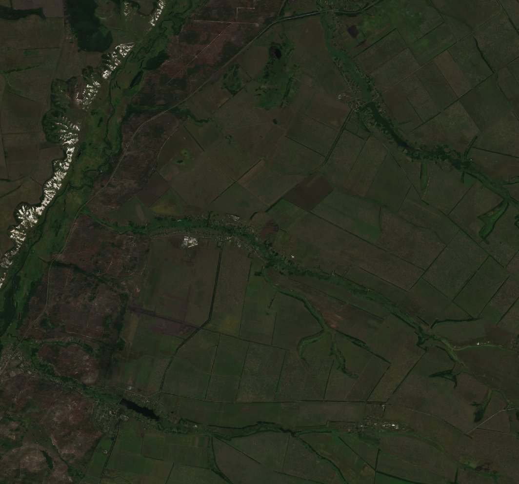 The area before the fire, August 7, 2026
