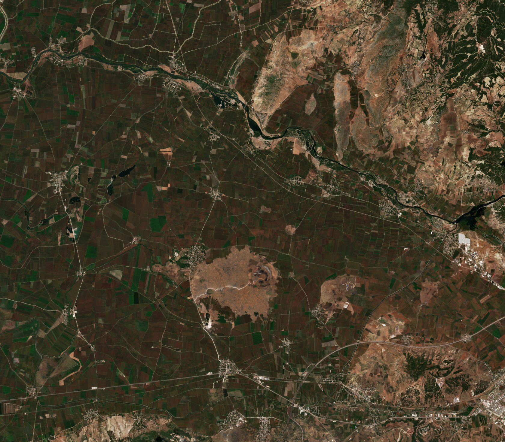 The area before the fire, July 25, 2017