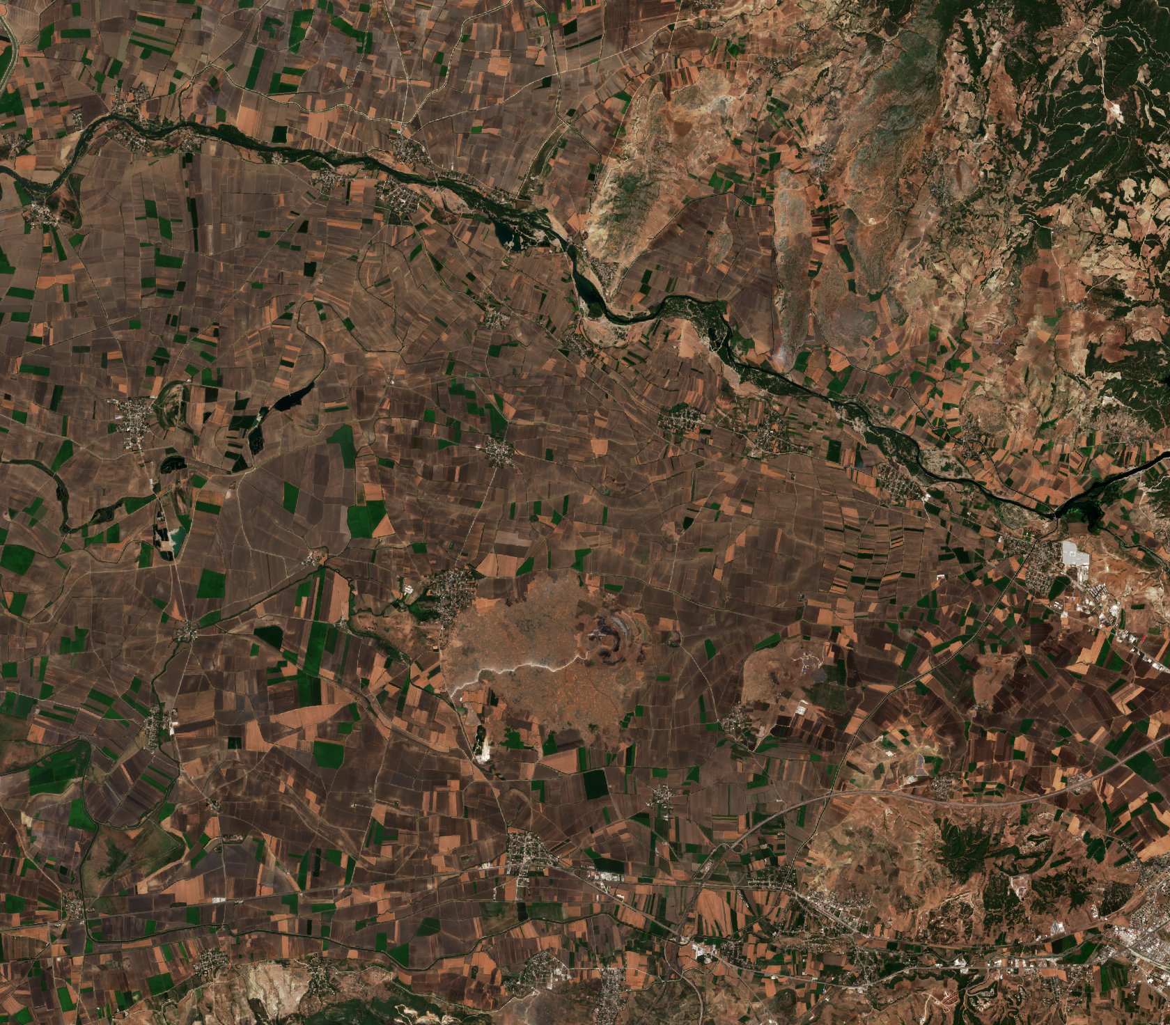 The area after the fire, September 3, 2017