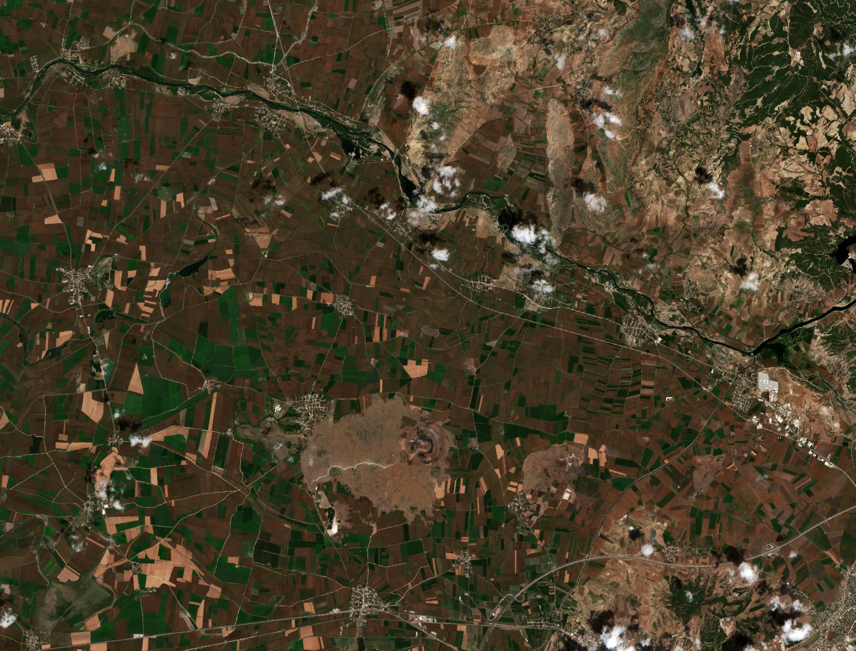 The area before the fire, August 9, 2019