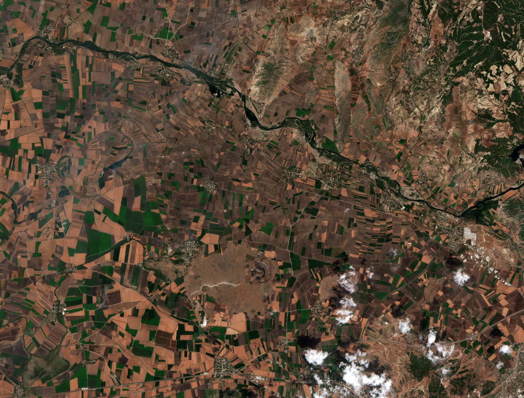 The area after the fire, September 3, 2019