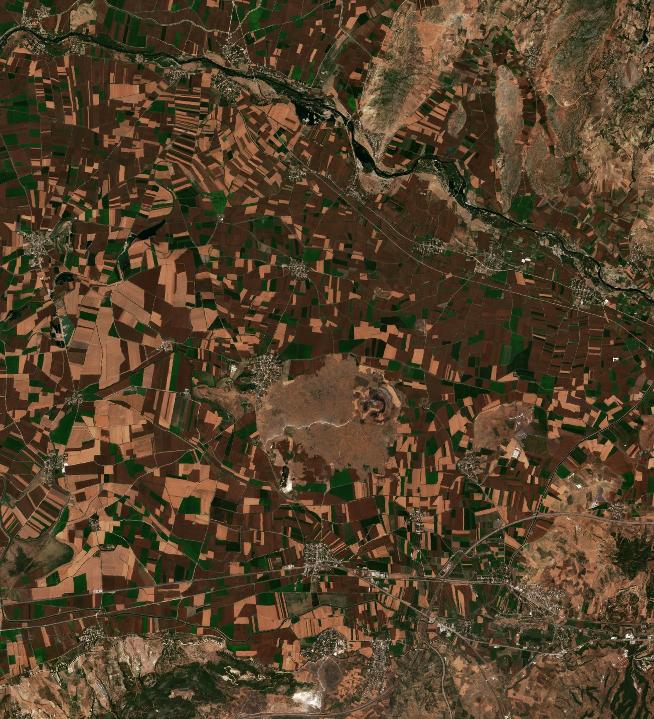 The area before the fire, August 13, 2020