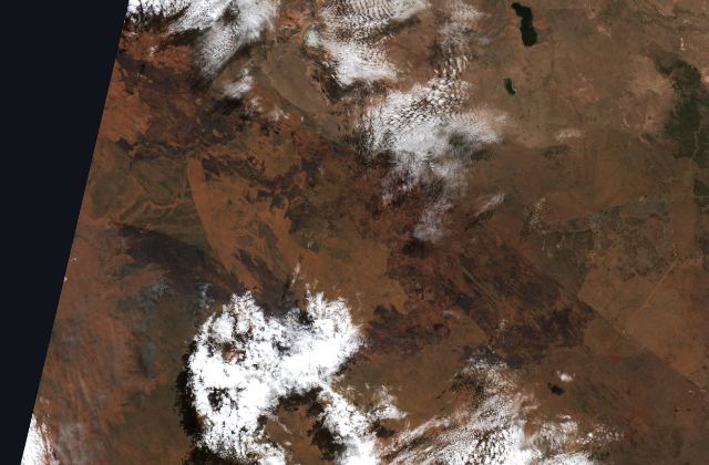 Satellite view near Tennant Creek, Northern Territory