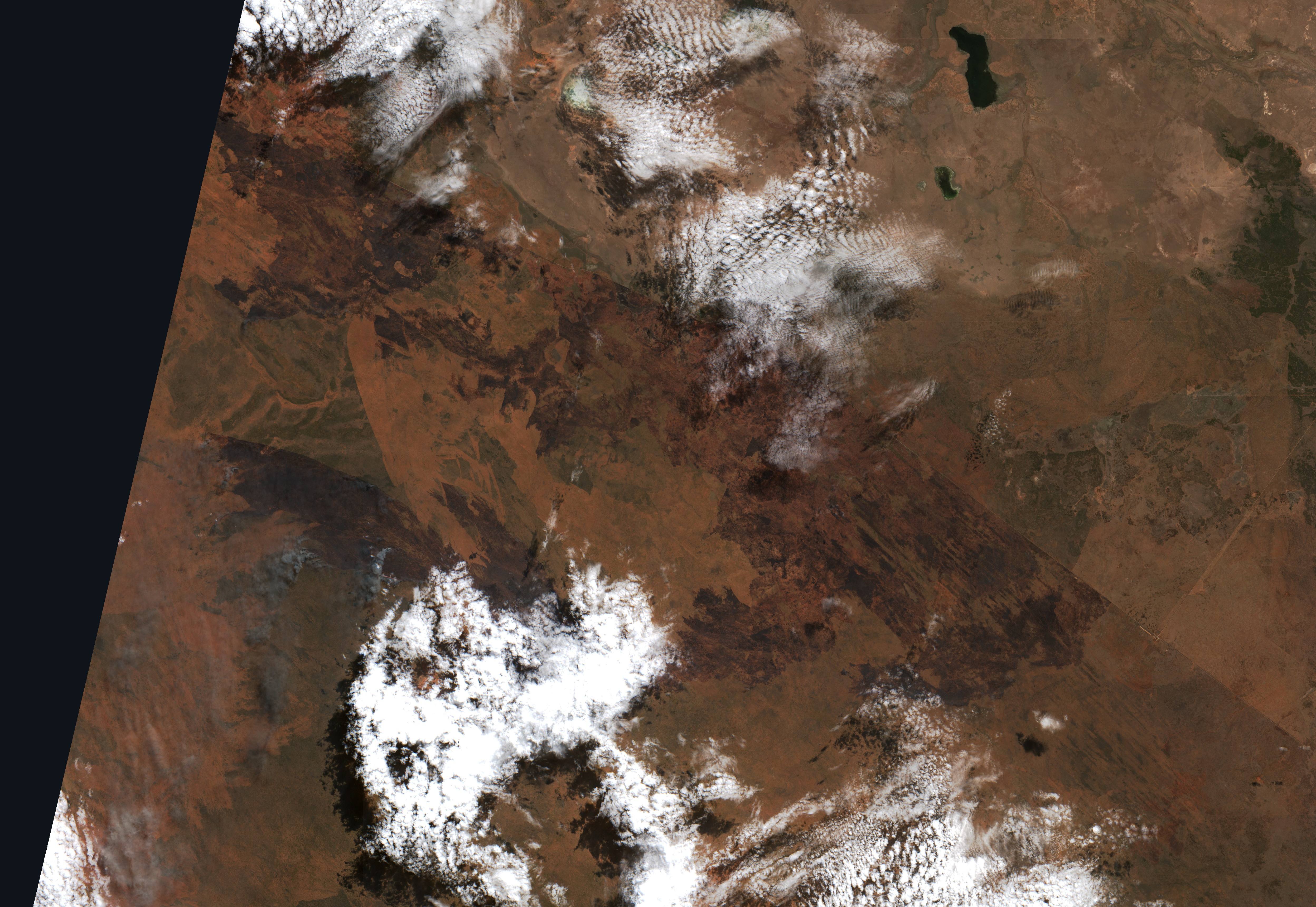 The area after the fire, August 17, 2026