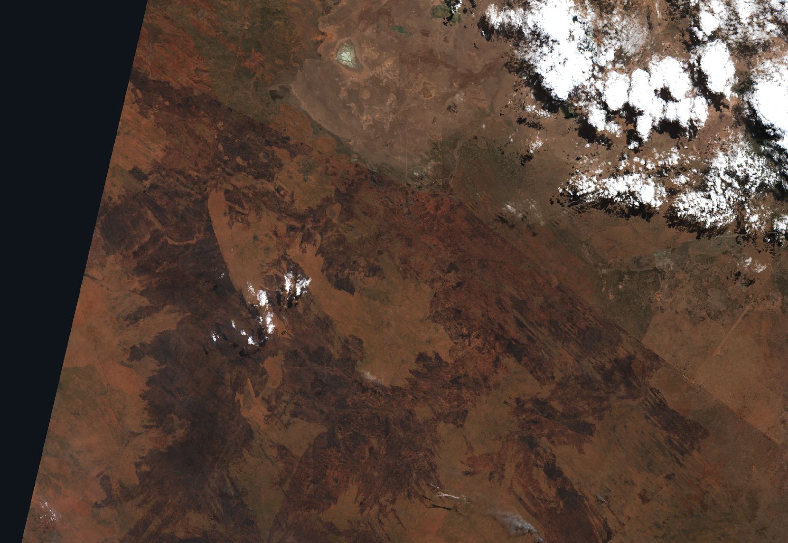 The area after the fire, August 22, 2026
