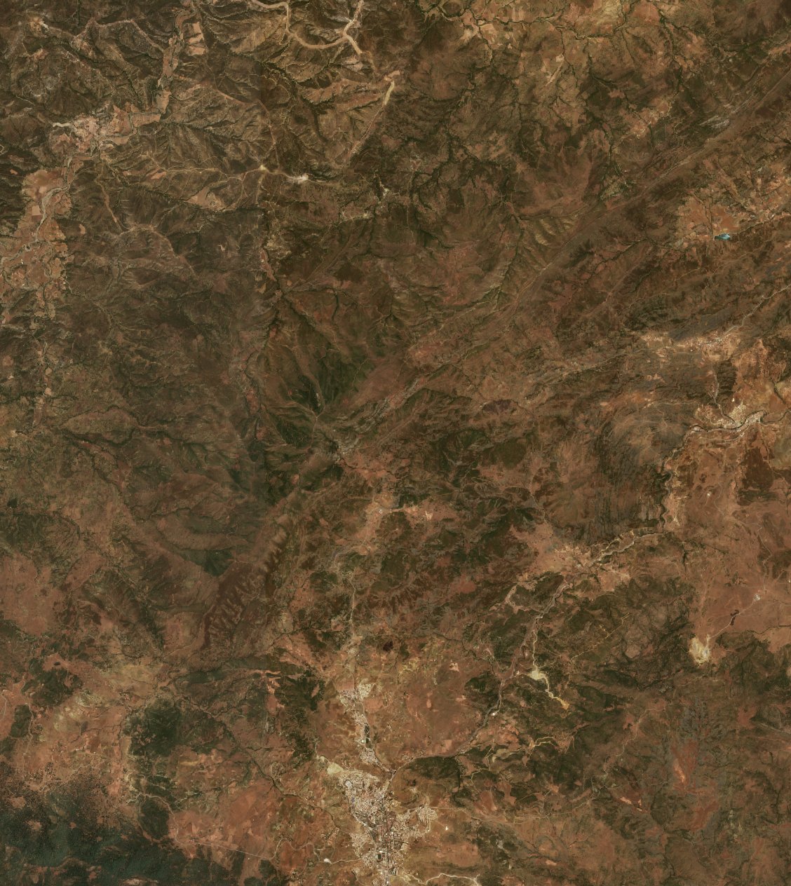 The area before the fire, June 22, 2019