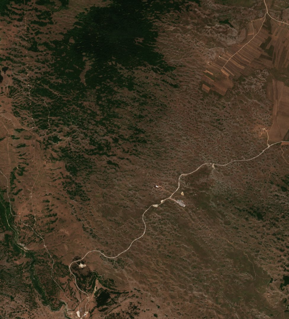 The area before the fire, August 23, 2017