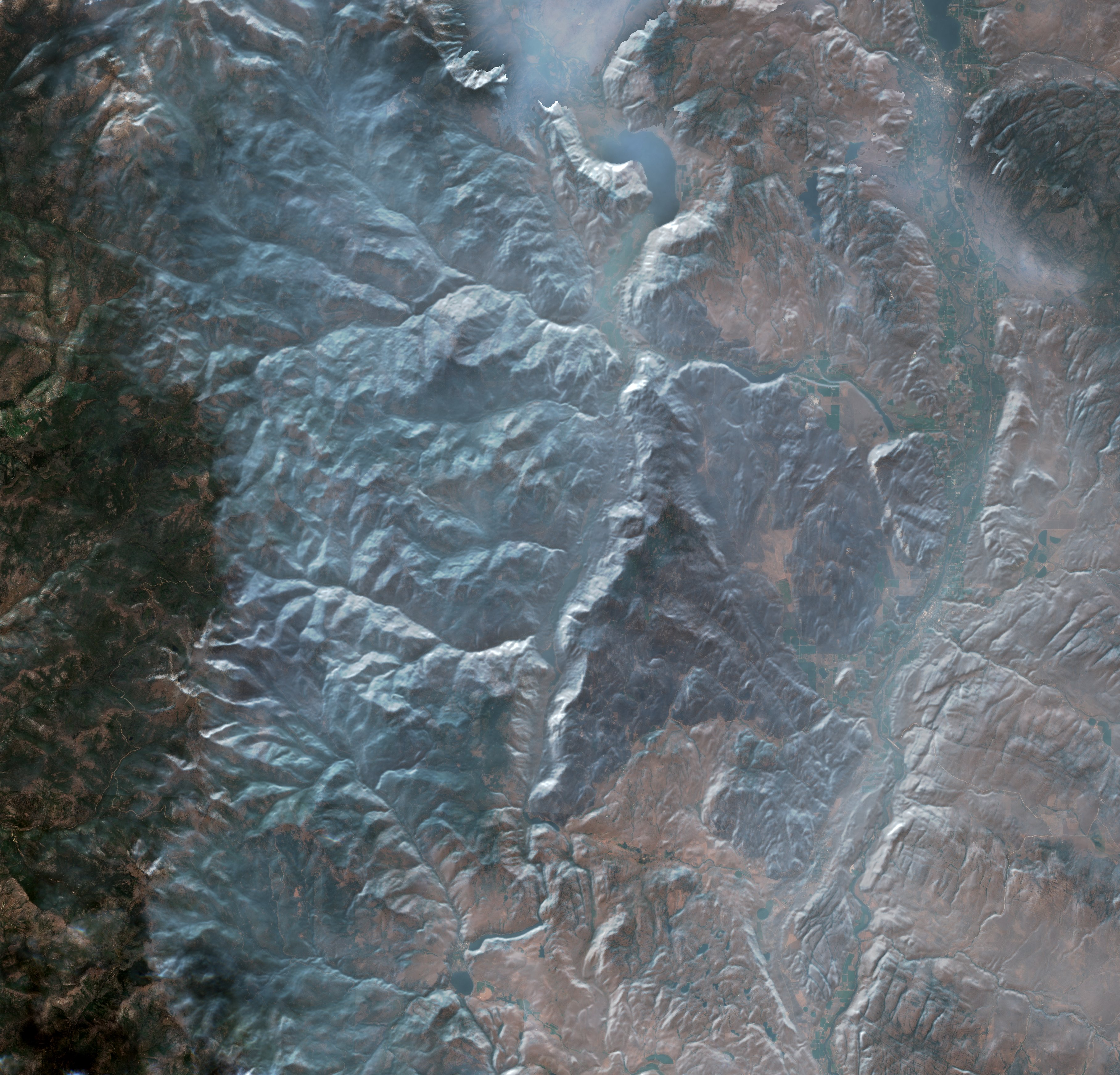 The area after the fire, August 19, 2026