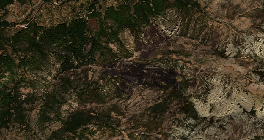 The area after the fire, September 24, 2026
