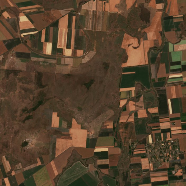 The area before the fire, June 15, 2022