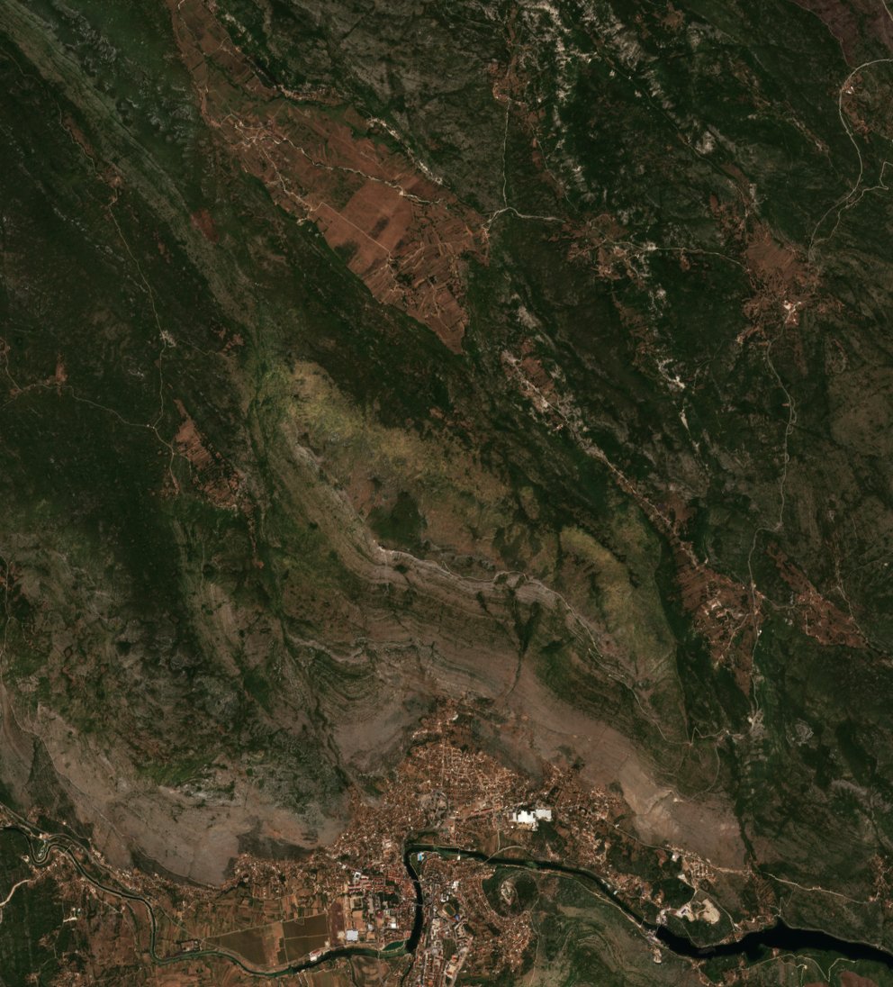 The area before the fire, August 28, 2016