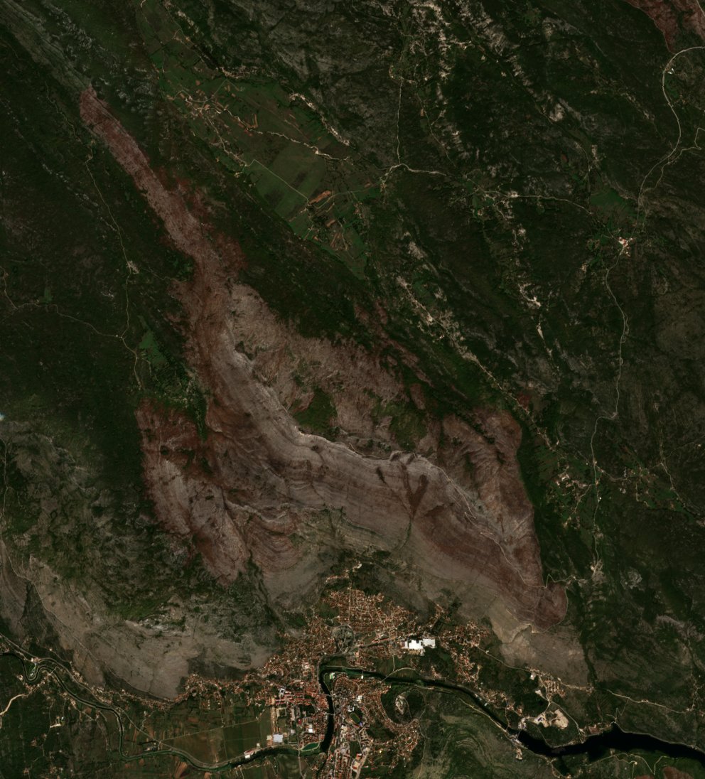 The area after the fire, September 27, 2016