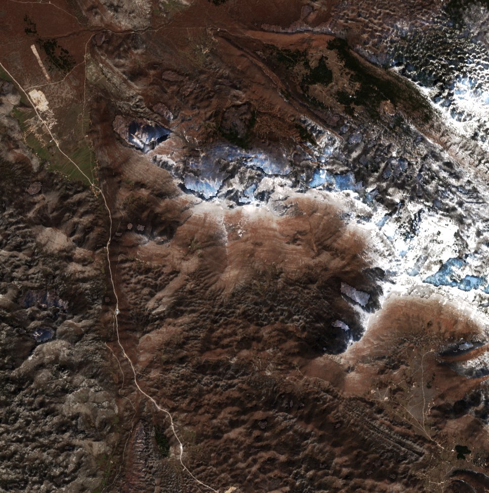 The area before the fire, February 23, 2022
