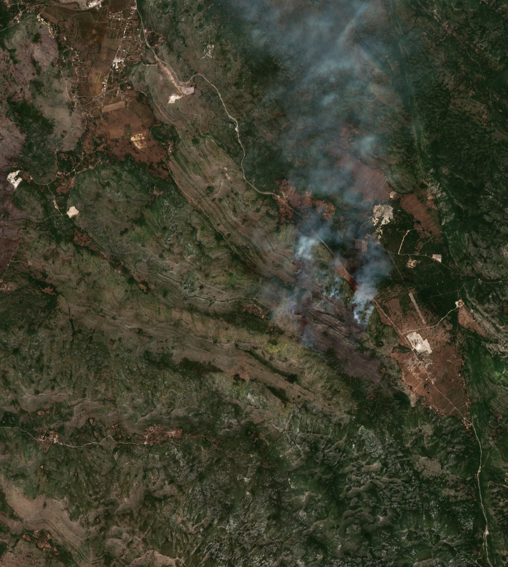 The area after the fire, August 21, 2026