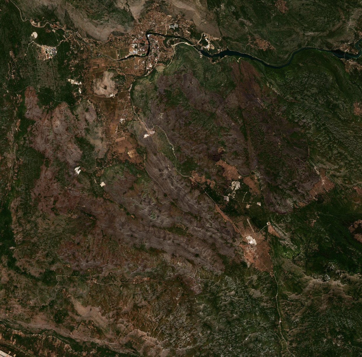 The area after the fire, September 5, 2026