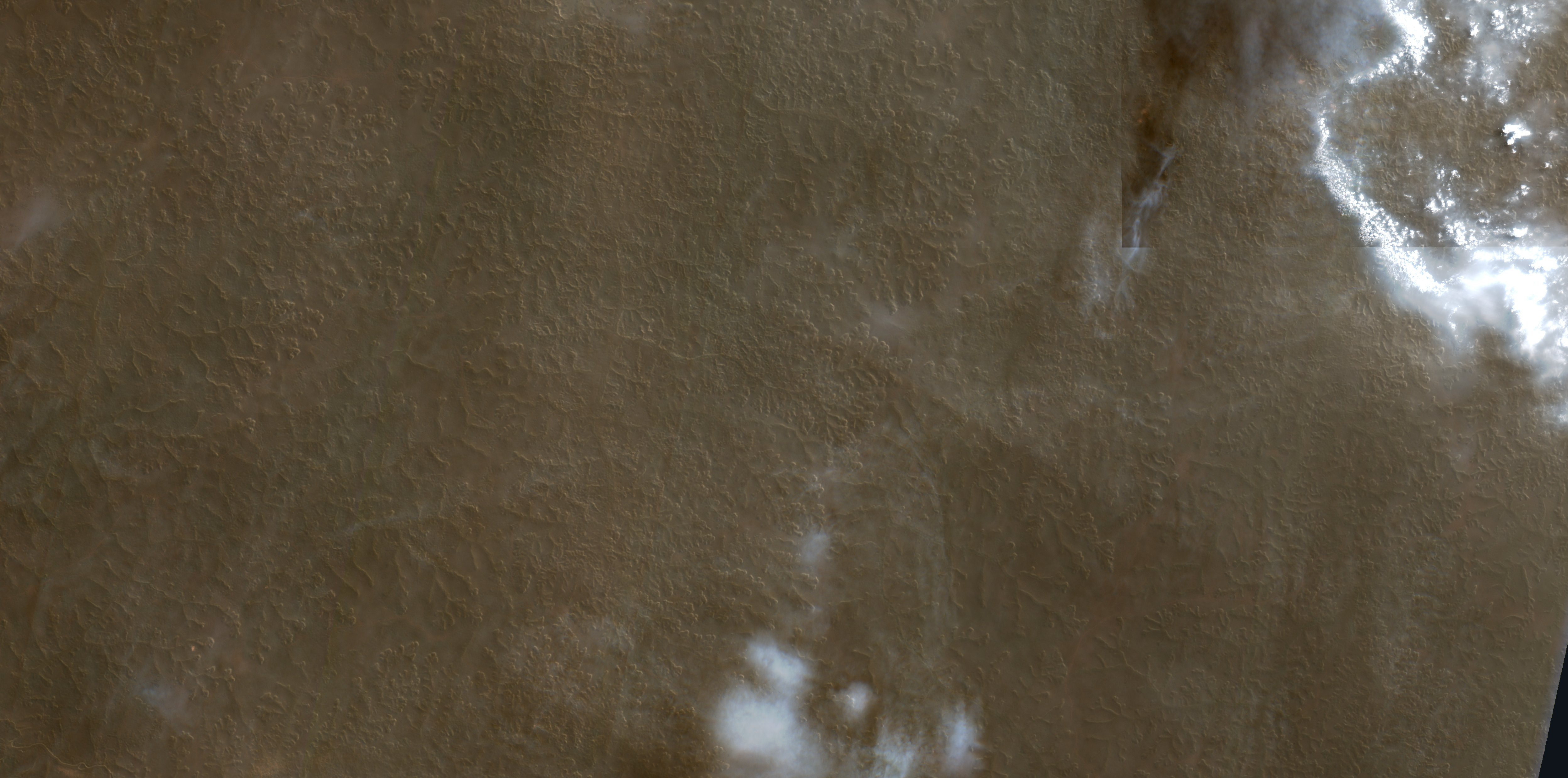 The area after the fire, August 14, 2020