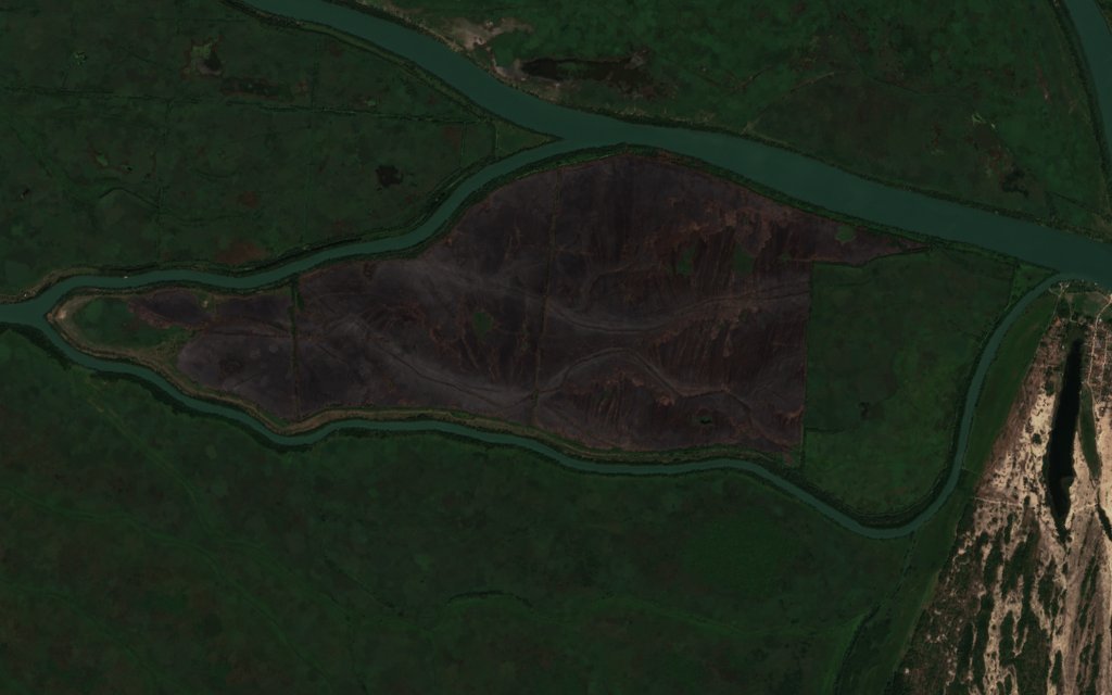 The area after the fire, August 29, 2026