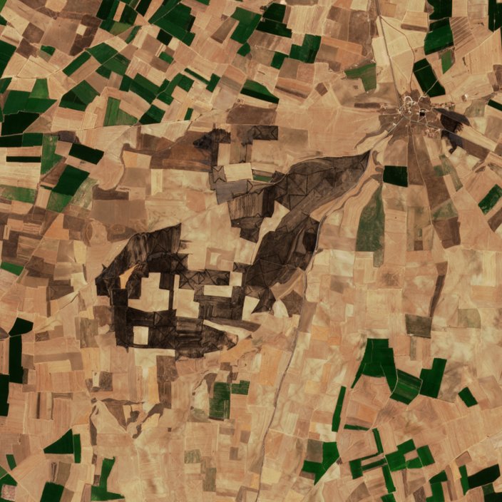 The area after the fire, August 20, 2026