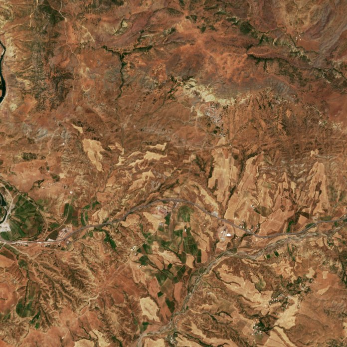 The area before the fire, July 29, 2026