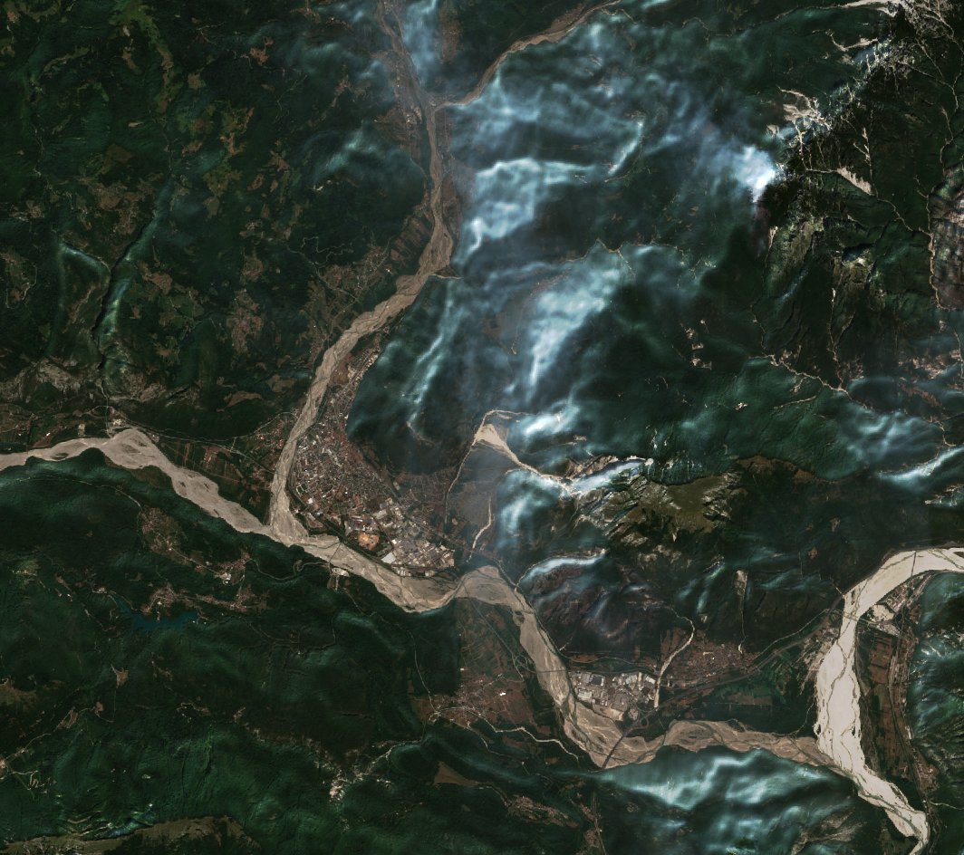 The area after the fire, August 15, 2026