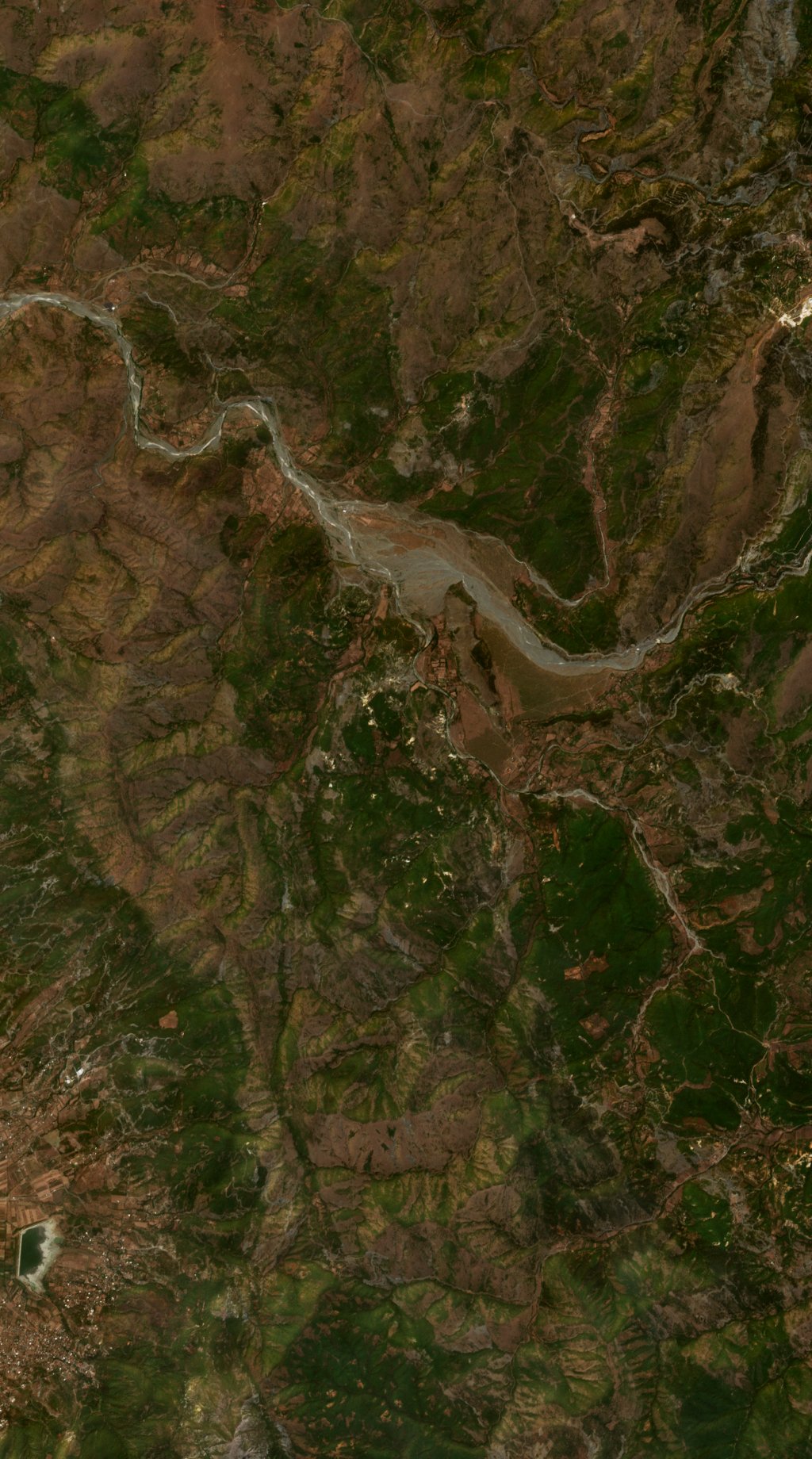 The area before the fire, August 28, 2026