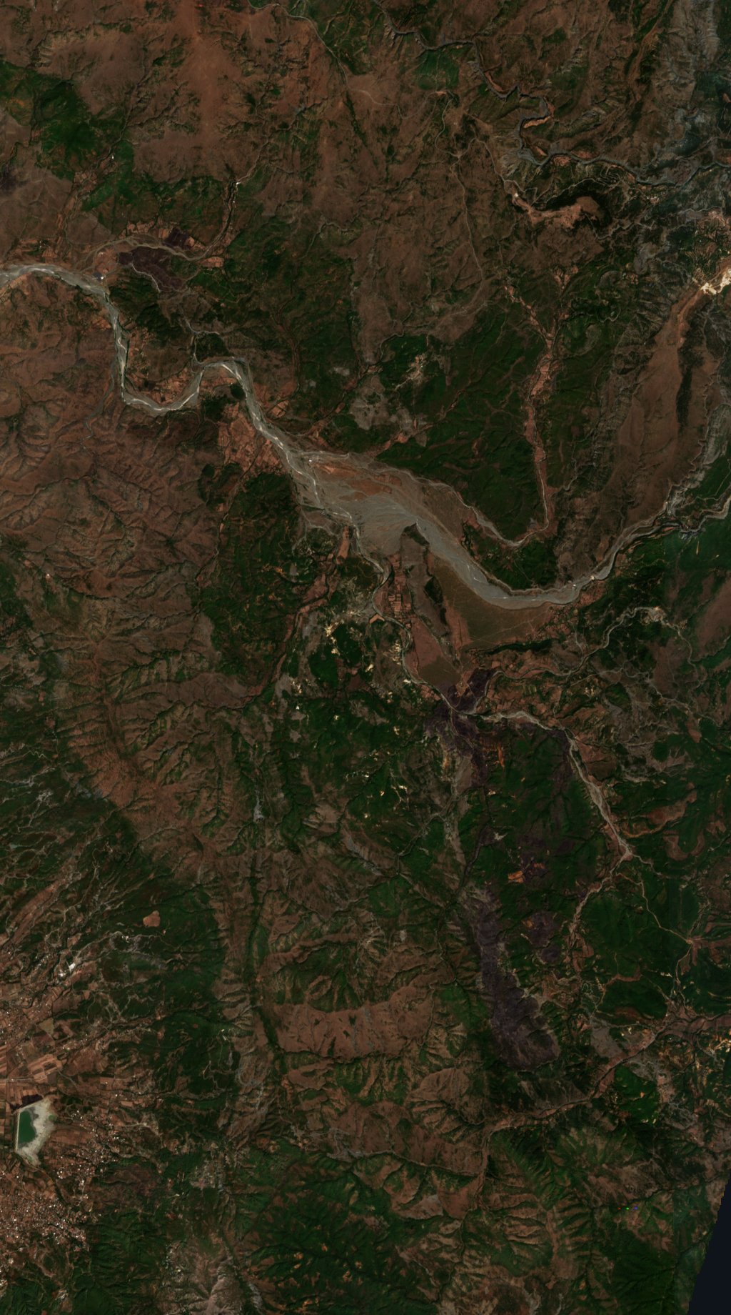 The area after the fire, September 10, 2026