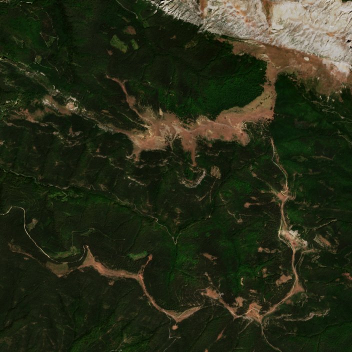 The area before the fire, August 7, 2026