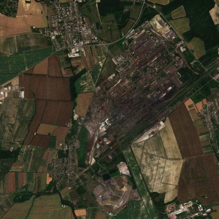 The area before the fire, June 27, 2026