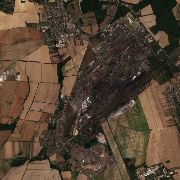 The area after the fire, August 31, 2026
