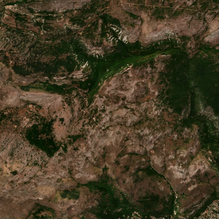 The area before the fire, August 10, 2026