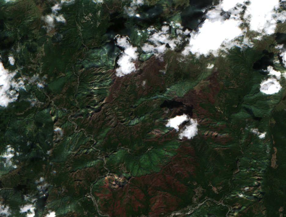 The area after the fire, August 30, 2026