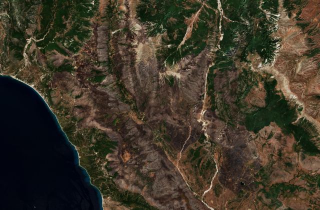 Satellite view near Vergo