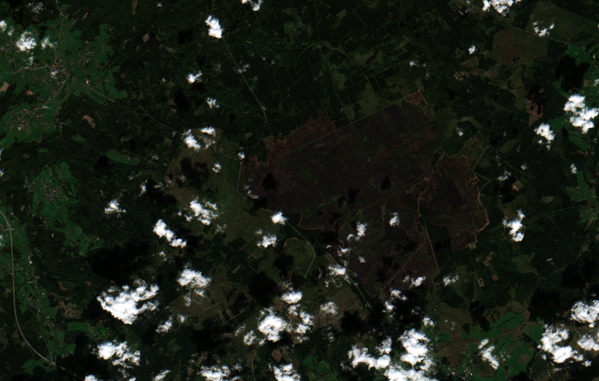 The area after the fire, September 15, 2026