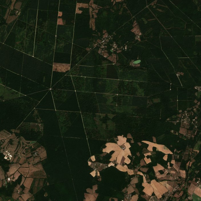 The area before the fire, August 7, 2026