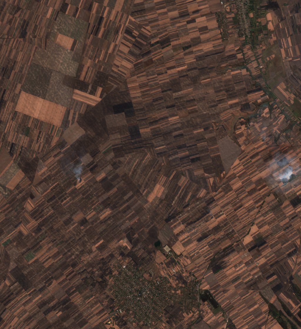 The area after the fire, October 27, 2019
