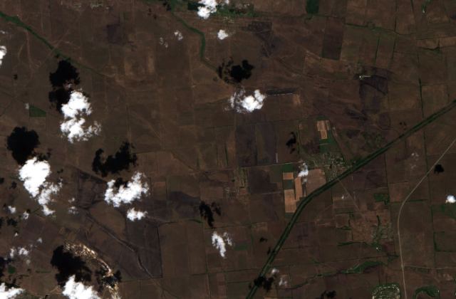 Satellite view near Volodymyrivka