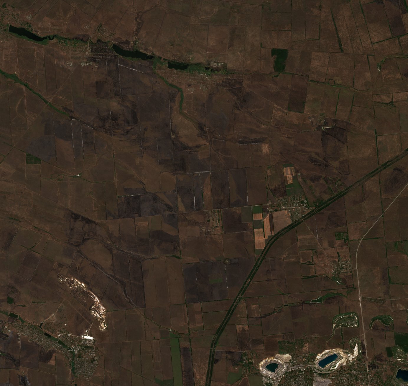 The area after the fire, August 25, 2026