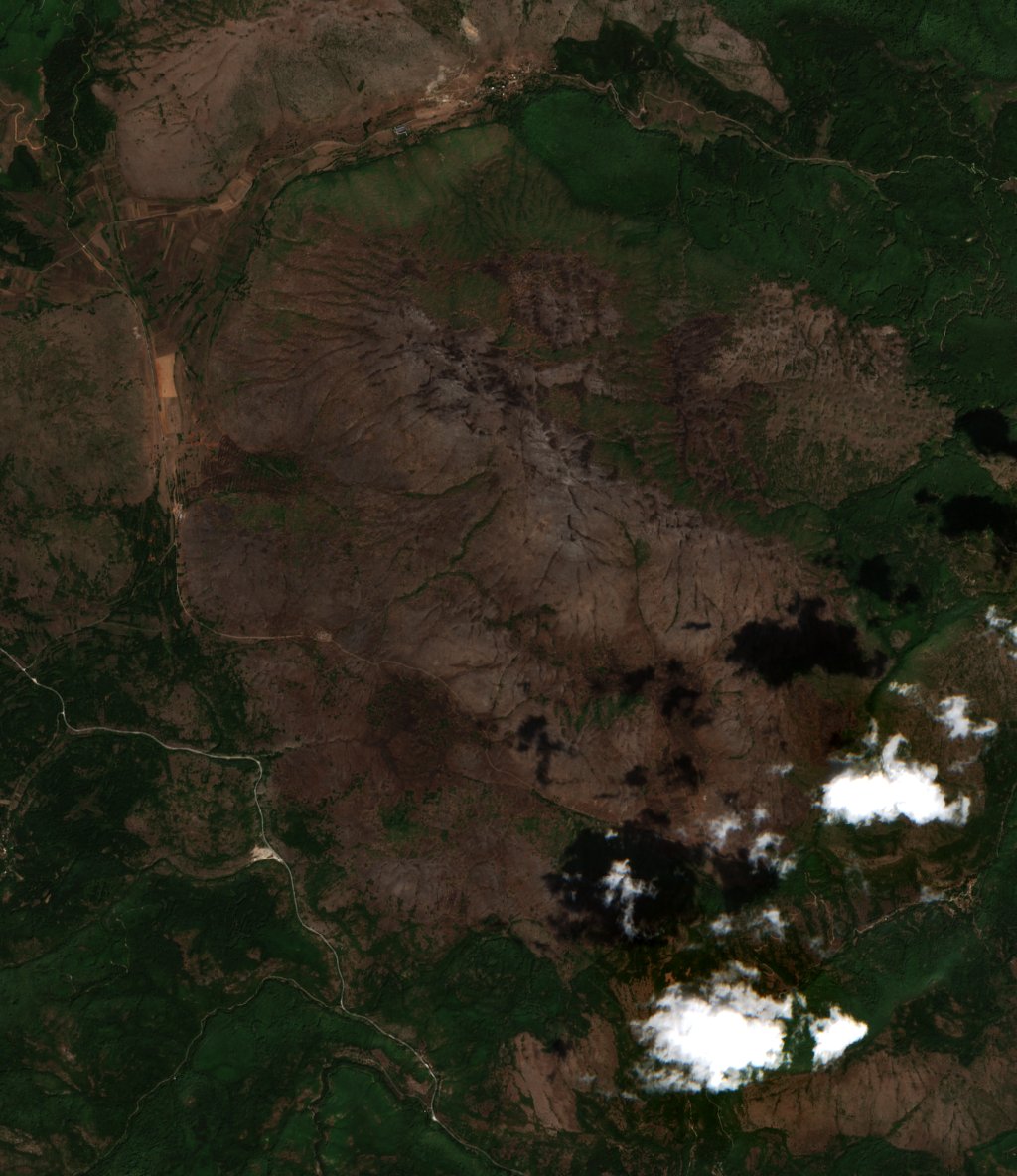 The area after the fire, September 2, 2024