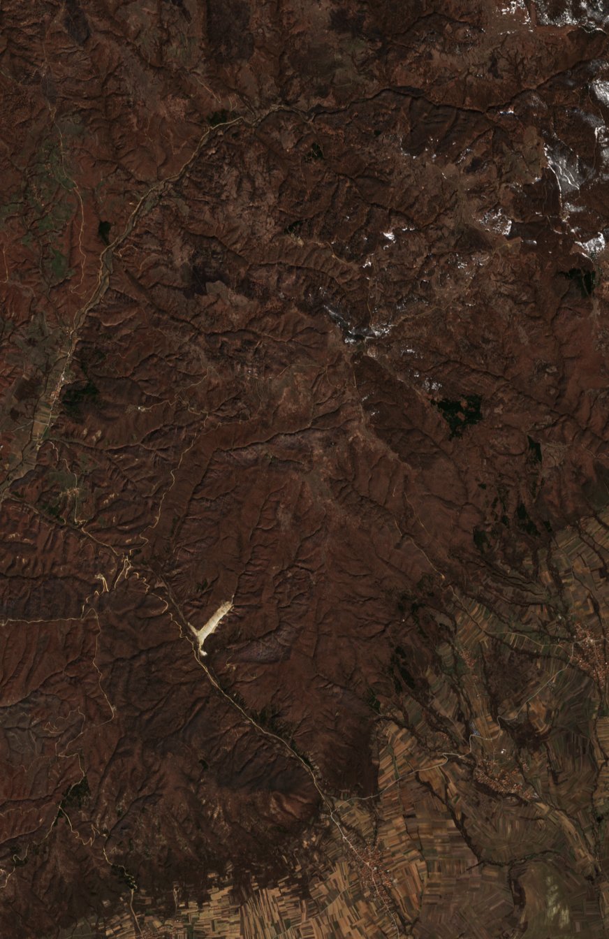The area before the fire, March 18, 2019