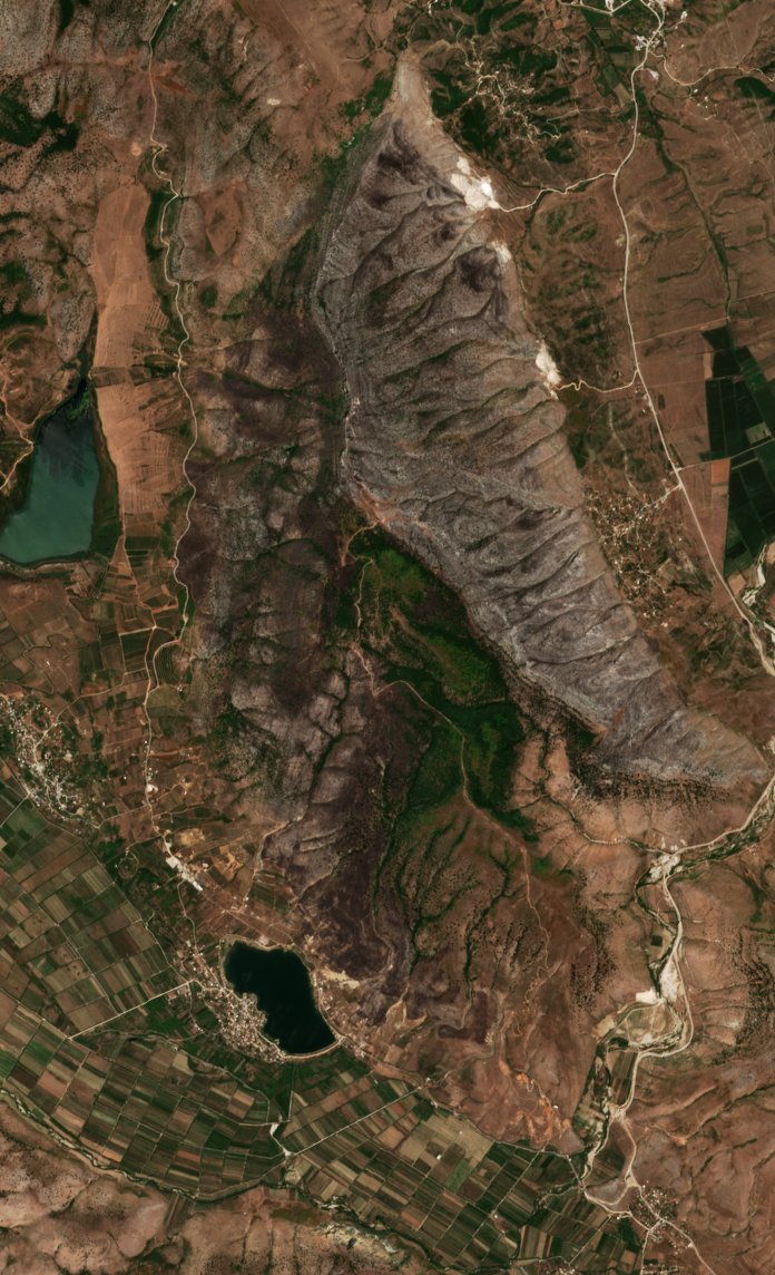The area after the fire, July 21, 2017