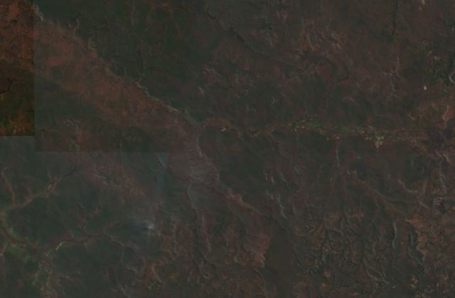 Satellite view in Angola