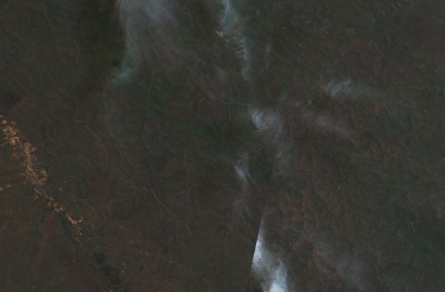 Satellite view in Angola