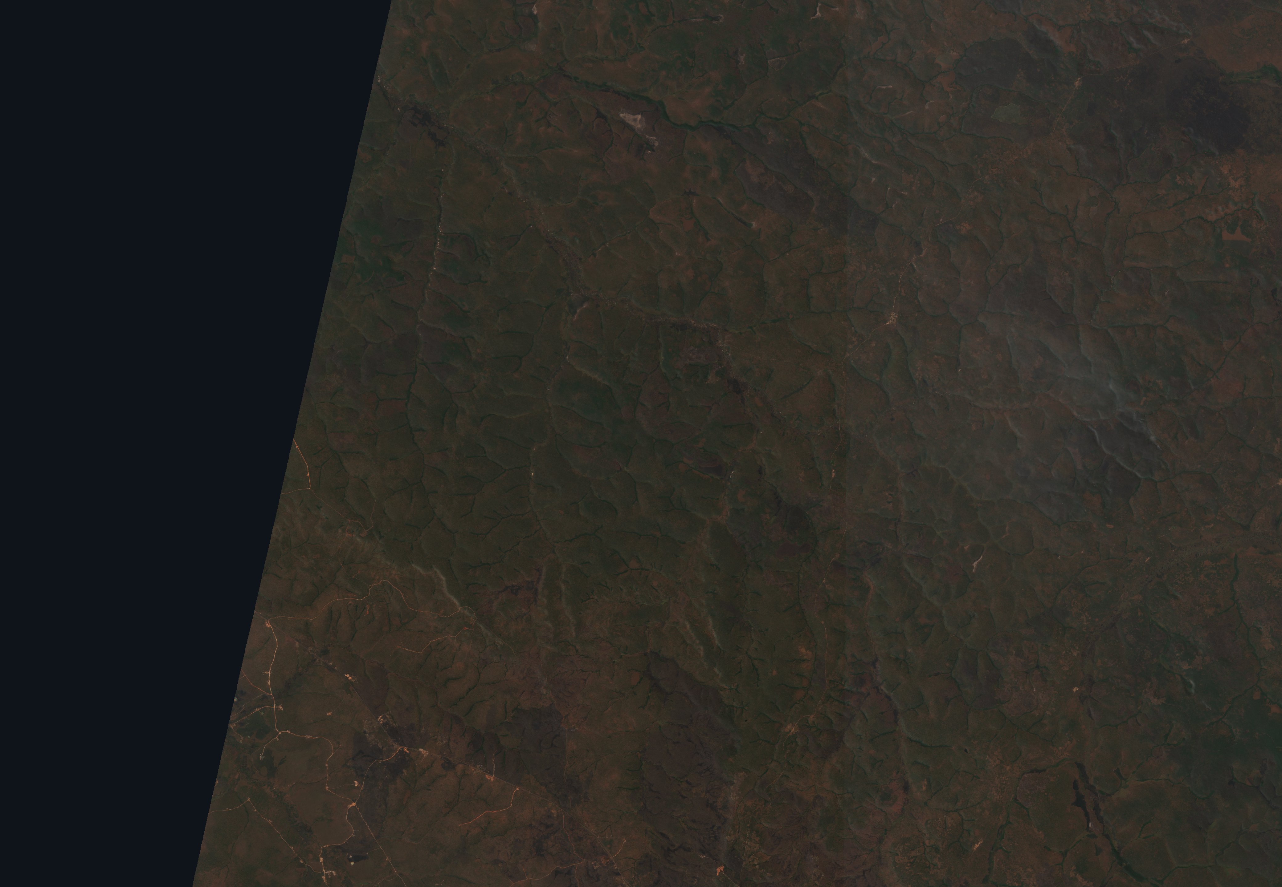 The area before the fire, August 10, 2026