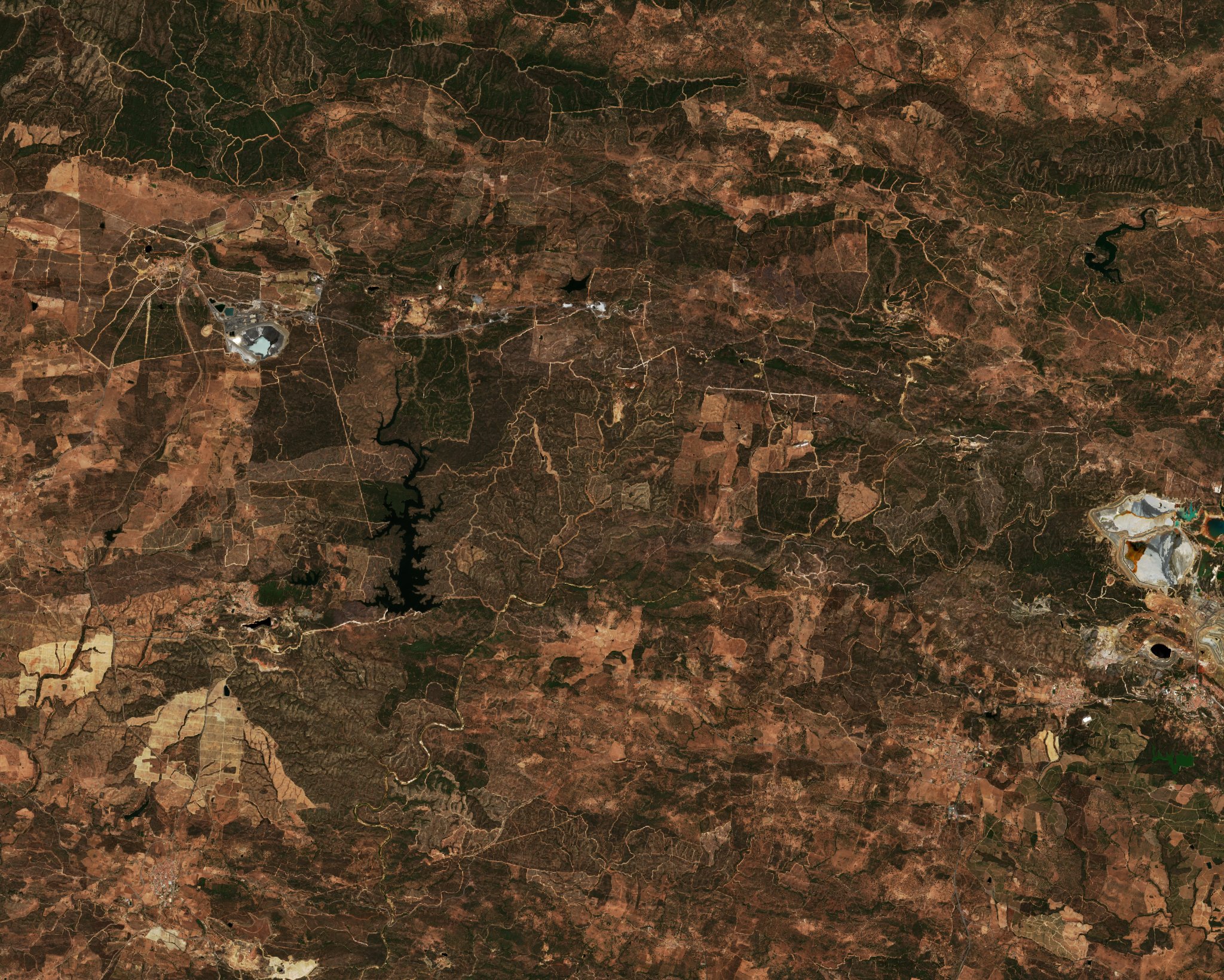 The area before the fire, August 14, 2020