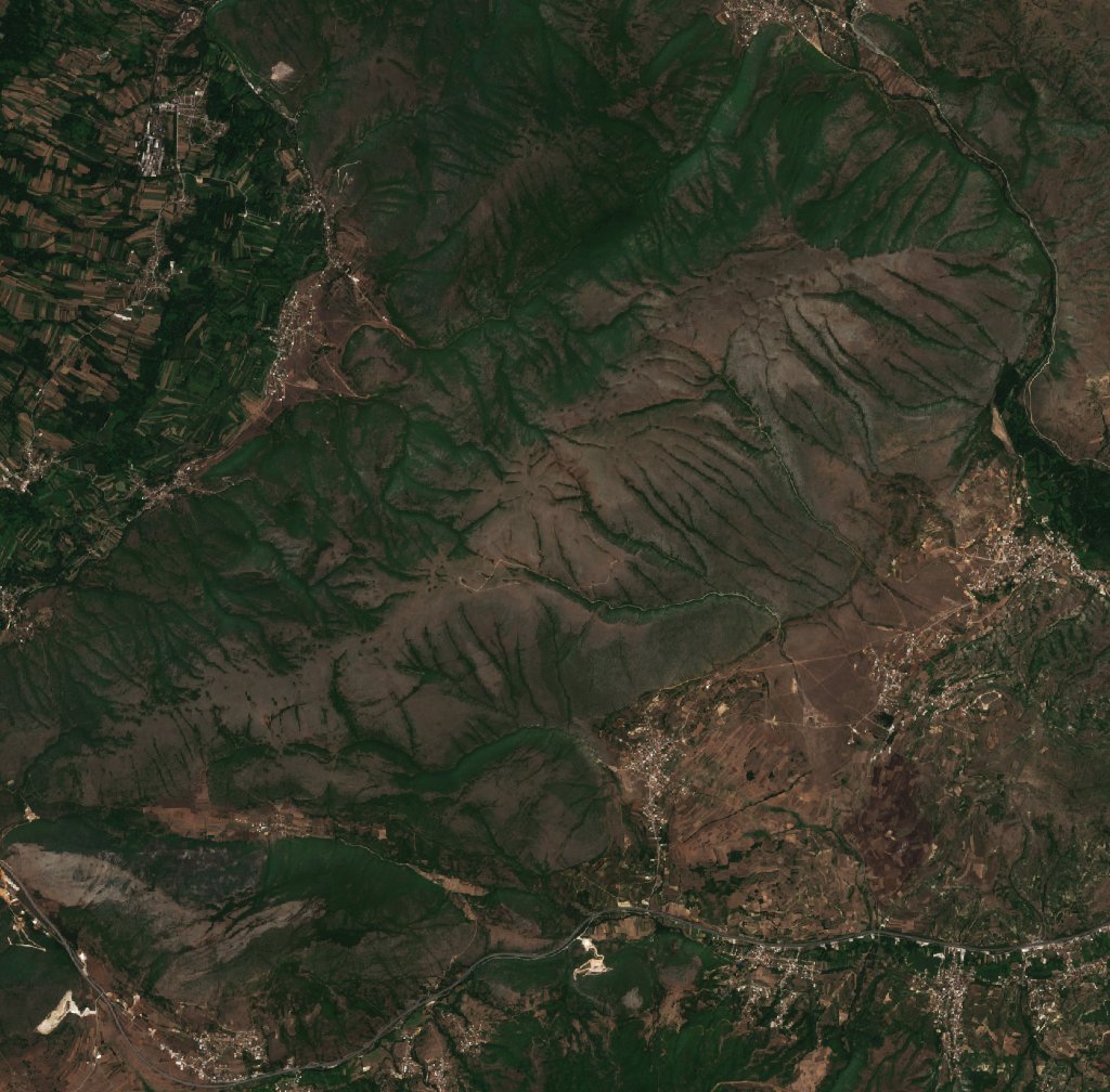 The area before the fire, July 29, 2026