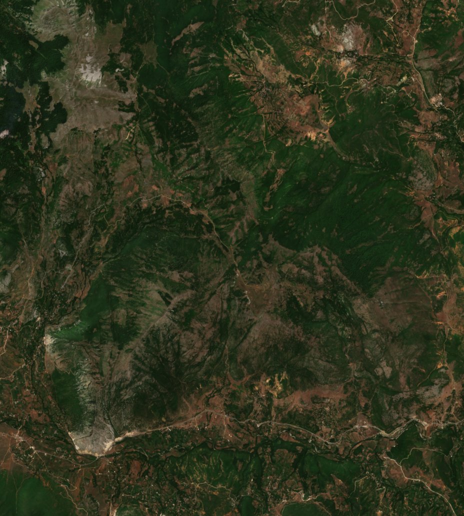 The area before the fire, July 11, 2017