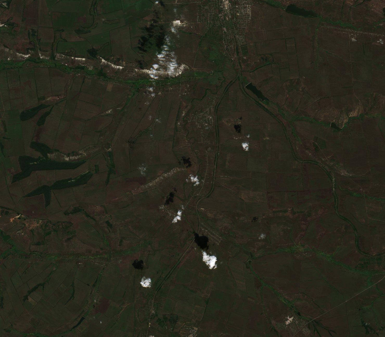 The area before the fire, August 5, 2026