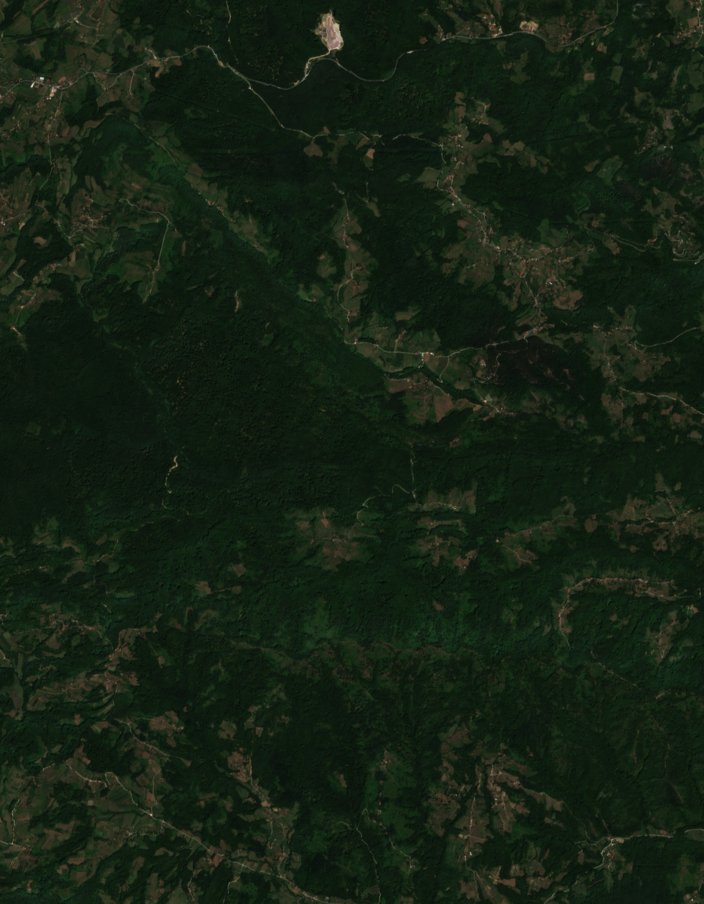 The area before the fire, August 1, 2026